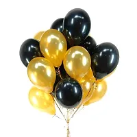 Happy Birthday Banner Decoration Kit (Pack of 34, Golden-Black)-thumb2