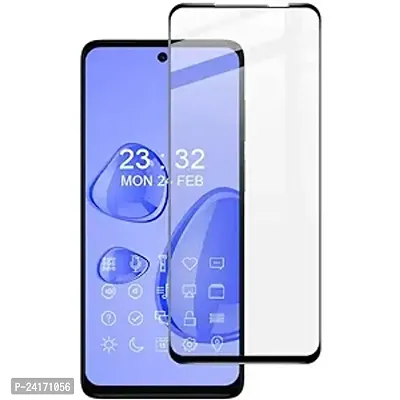 eZell MOTOROLA G62 FULL TEMPERED GLASS, Ultra clear, Zero Bubbles, Sensitive touch,9H Hardness, Anti-Scratch, Anti oil Stains  Full Glue Tempered Mobile Screen protector for MOTO G62-thumb2