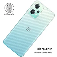 eZell Back Screen Protector Skin for OnePlus NORD CE 2 LITE, 3D Back Skin Carbon Fiber Ultra-Thin Protective Film (2 Packs) Transparent Back Cover for OnePlus NORD CE 2 LITE with Dry and Wet Wipes-thumb1