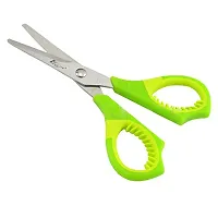 HANGITS Multi-Purpose Scissors Combo 2 Packs 7 inches Bend  5.5 Inches Straight Micro Tips with Soft Gripper Handle for Students, Home, Kitchen  Office-thumb3
