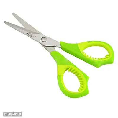 HANGITS Multi-Purpose Scissors Combo 2 Packs 7 inches Bend  5.5 Inches Straight Micro Tips with Soft Gripper Handle for Students, Home, Kitchen  Office-thumb4