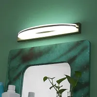 FRUGLOWtrade; LED Mirror Wall Light Bathroom Light Indoor Deacute;cor Lights 9 Watts -Cool White- Matt Glod-thumb1