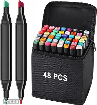 Drawing Materials Acrylic Pen Markers Set Of 48