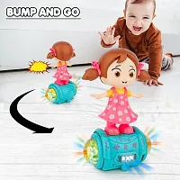 Fashion Girl Musical Dancing Girl 360 Degree Rotating With 5D Light  Sound Activity Kids Play Center Toy With Bump And Go Functions-thumb4