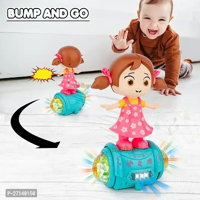 Fashion Girl Musical Dancing Girl 360 Degree Rotating With 5D Light  Sound Activity Kids Play Center Toy With Bump And Go Functions-thumb5