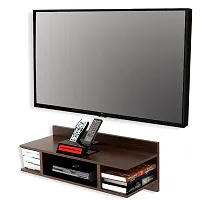 TV Cabinet Wall Shelves | Smart LED TV Unit Wooden Set Top Box Stand | TV Stand Wall Shelf | Furniture - Ideal Upto 32 LED TV-thumb2