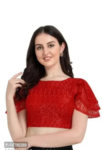 Trendy Women Net Stitched Blouses