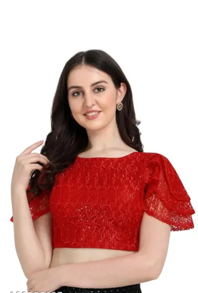 Hot Selling Net Stitched Blouses 