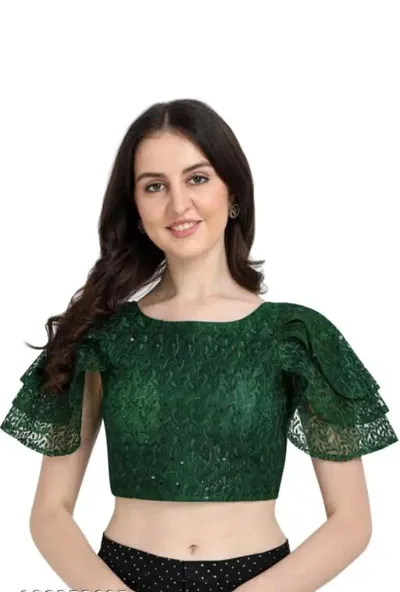 Trendy Women Net Stitched Blouses