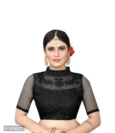 Trendy Women Banglori Silk Stitched Blouses-thumb0