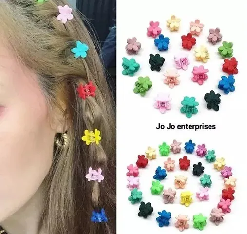 Premium Quality 20 Pcs Colorful Mini Hair Claw Clips Clamps Accessories For Baby Toddler Girls Decorative Bun Thin Hair