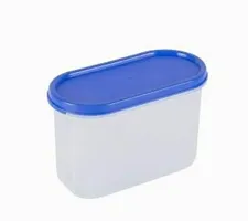 Useful Plastic Oval Modular Air Tight Containers Storage Jar-1000 ml, Pack Of 2-thumb2