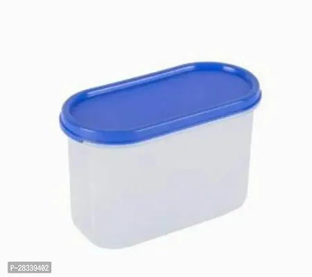 Useful Plastic Oval Modular Air Tight Containers Storage Jar-1000 ml, Pack Of 2-thumb3