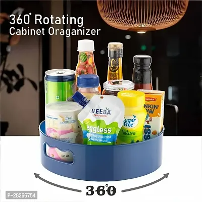 Useful Plastic Rotating Utility Tray Containers-thumb2