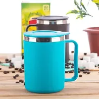 Useful Plastic Stainless Steel Insulated Thermoware Tea Coffee Mug-thumb3