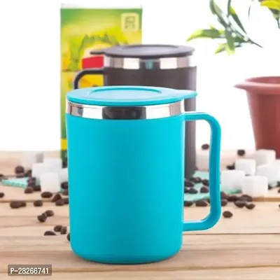 Useful Plastic Stainless Steel Insulated Thermoware Tea Coffee Mug-thumb4