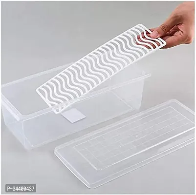 Food Grade Fridge Storage Boxes 3 Pcs with Drain Plate for Longer Freshness-thumb4