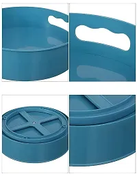 Useful Plastic Rotating Utility Tray Containers-thumb2