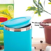 Useful Plastic Stainless Steel Insulated Thermoware Tea Coffee Mug-thumb2