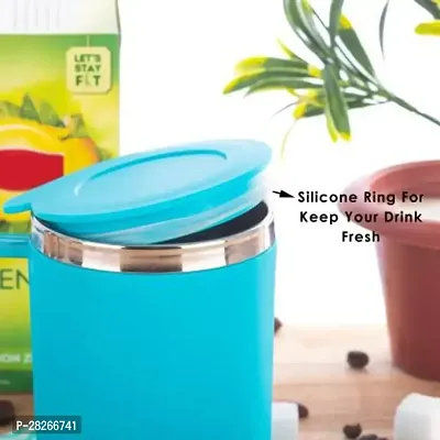 Useful Plastic Stainless Steel Insulated Thermoware Tea Coffee Mug-thumb3