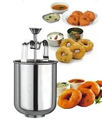 EarthEye Stainless Steel Medu Vada Maker Machine for Perfectly Shaped  Crispy Medu Vada, Donut Maker with Stand-thumb1