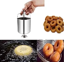 EarthEye Stainless Steel Medu Vada Maker Machine for Perfectly Shaped  Crispy Medu Vada, Donut Maker with Stand-thumb2