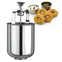 EarthEye Stainless Steel Medu Vada Maker Machine for Perfectly Shaped  Crispy Medu Vada, Donut Maker with Stand-thumb3