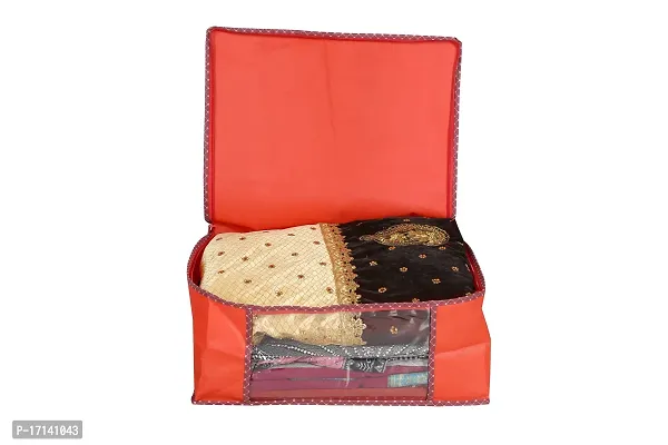 Saree cover Red set of 6-thumb3