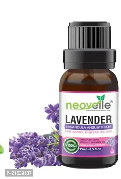 Natural Lemon Essential Oil -15Ml, Peppermint Essential Oil -15Ml With Lavender Essential Oil -15Ml (45Ml-Pack Of 3)-thumb4