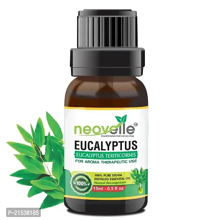 Natural Lemon Essential Oil -15Ml, Peppermint Essential Oil -15Ml With Eucalyptus Essential Oil -15Ml (45Ml-Pack Of 3)-thumb4