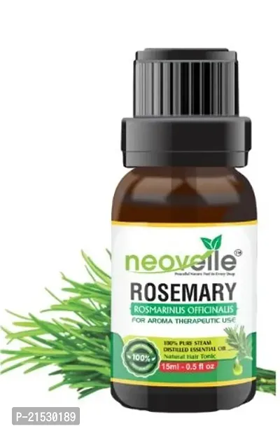 Natural Lemon Essential Oil -15Ml, Peppermint Essential Oil -15Ml With Rosemary Essential Oil -15Ml (45Ml-Pack Of 3)-thumb4