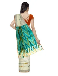 Subodh Handloom Bhagalpuri Certified Handloom Women's Cotton Saree (Subodh Handloom_109, Multi-Coloured)-thumb1