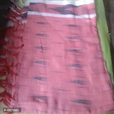 Stylish Cotton Ikkat Printed Tassel Work Dupatta For Women