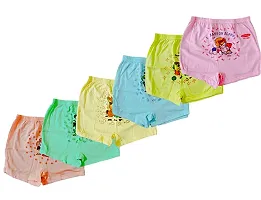 unisex Kids/Baby Girls/Boys Cotton Panty/Panties Pure 100% Multicolored Shorty  Children Assorted Coloured Frozen Printed Hipster Regular fit Undergarment Shorty(pack of 06)-thumb3