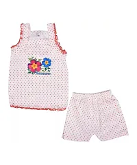 Baby Girls Summer Dress Suits Printed Cotton Frock  Shorts  Size 0 Months up to 12 months (Pack of 06)-thumb3