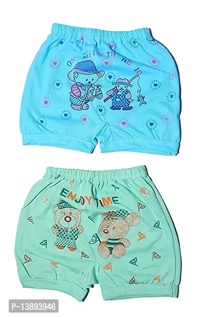 Unisex Baby Boys and Baby Girls Cotton Shorty  Printed cotton regular fit  Multicolor (Pack of 06)-thumb4
