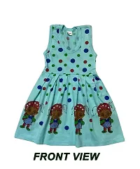 Baby Girl Cotton Casual Frock Dress for New Born Baby Girl Casual Multicolor Sleeveless Frocks (Pack of 3)-thumb1