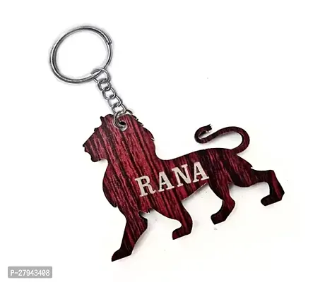 Personalized Lion Shape Engraved Custom Write Keychain  High Quality Handmade Gift