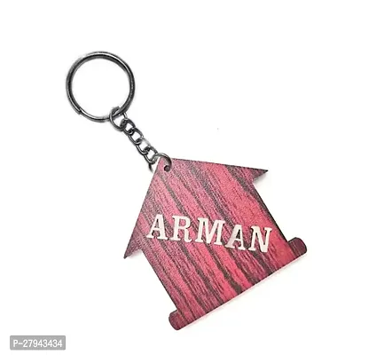 Personalized Brown Wooden Royal Blade Sword Keychain  Custom Engraved Gift