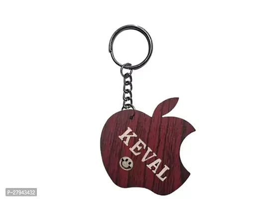 Personalized Brown Wooden Royal Blade Sword Keychain  Custom Engraved Gift