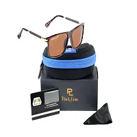 Park Line Polarized Goggle Men's Sunglasses - (PL-5010|58| Brown Color)-thumb1