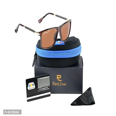 Park Line Polarized Goggle Men's Sunglasses - (PL-5010|58| Brown Color)-thumb2