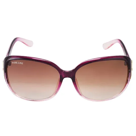 Park Line Stylish Polarised sunglass for Girls in Glass and Frame