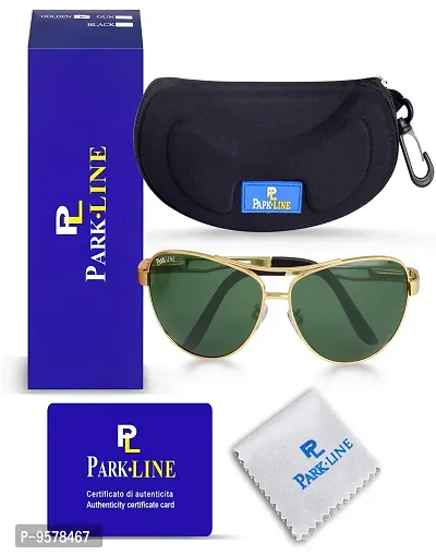 Park Line Polarized Goggle Men's Sunglasses - (SGPL-3521|58| Gold Color)-thumb4