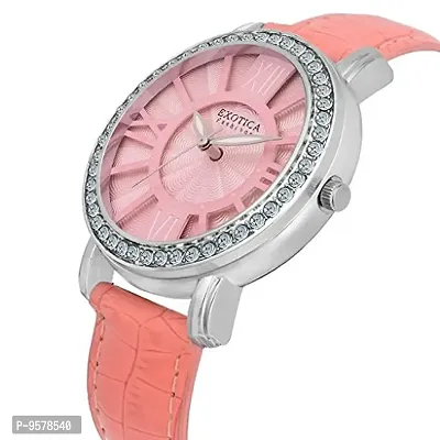 Exotica Fashions Quartz Analogue Pink Dial Men's Watch-thumb2