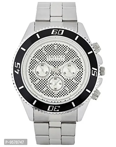 Exotica Analog White Dial Men's Watch