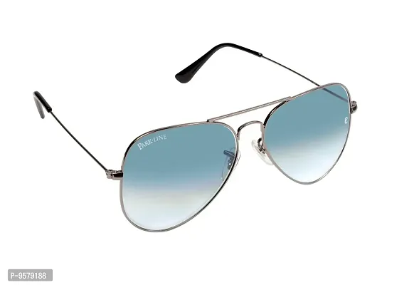 Park Line Silver Aviator Sunglass for Men's as Style Purpose.