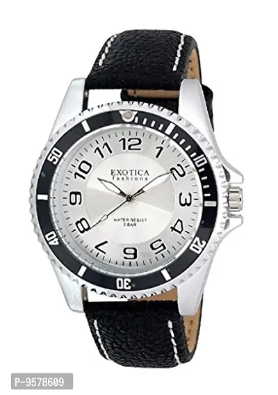 Exotica Analog White Dial Men's Watch