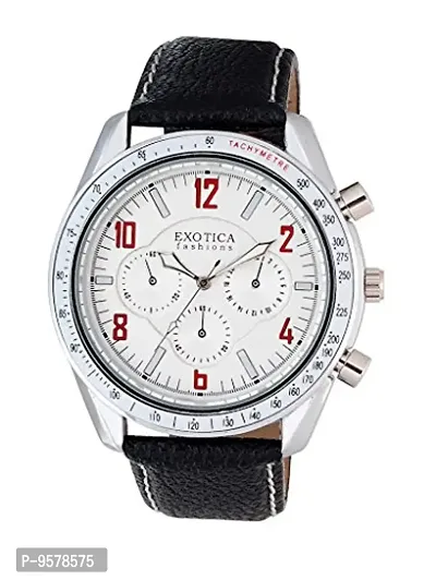 Exotica Analog White Dial Men's Watch-thumb0