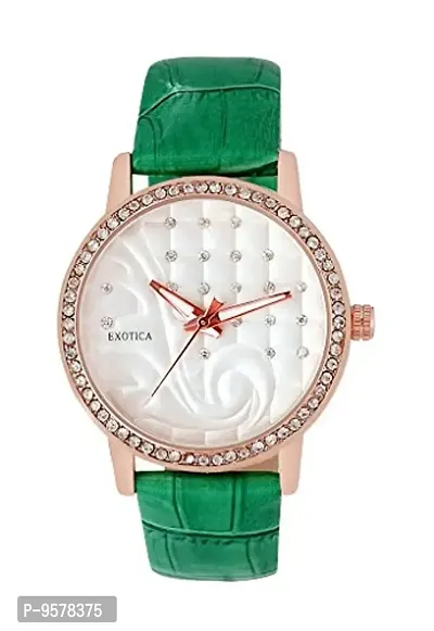 Exotica Analog White Dial Ladies Watch-thumb0